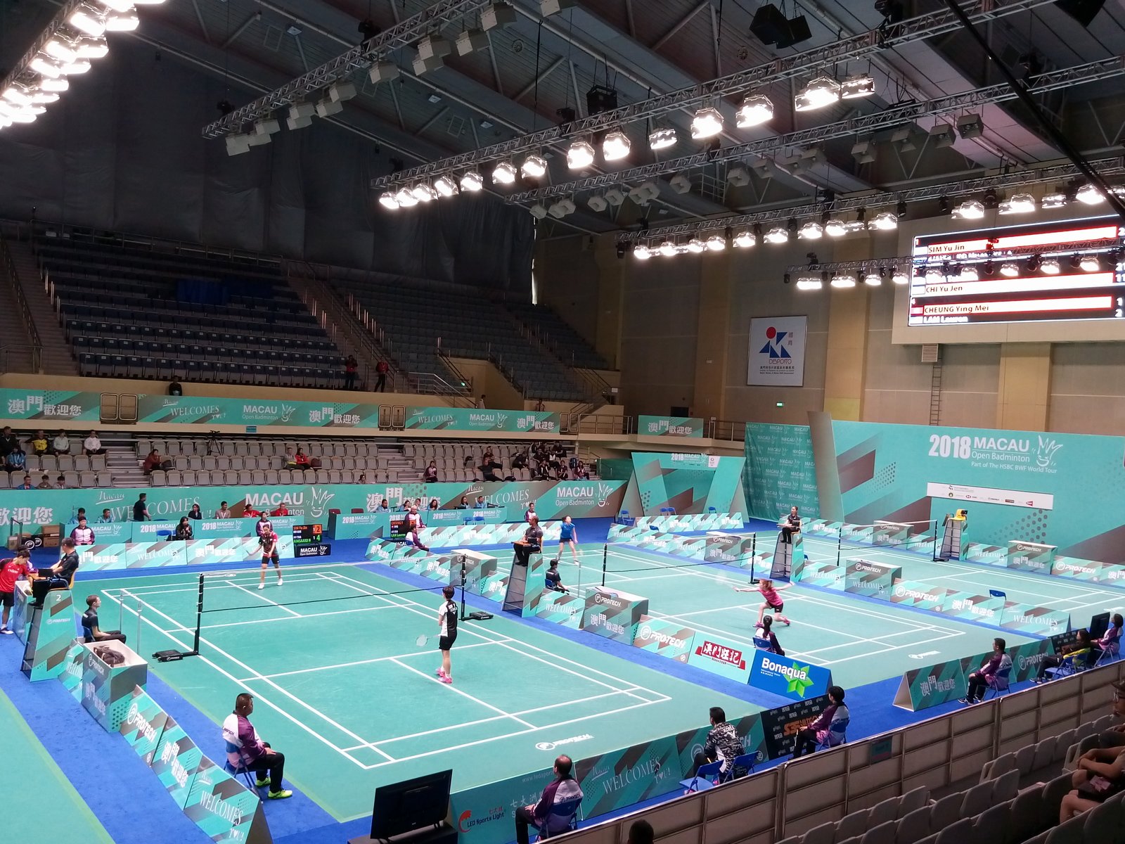 速看 | 2018澳门羽毛球世界羽联巡回赛今天开赛，七大洲灯光助力选手们火力全开！