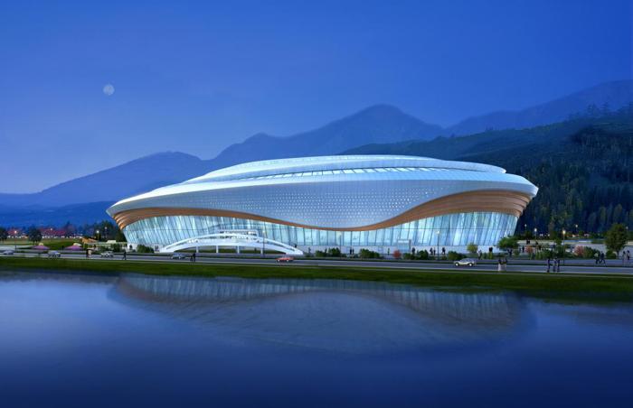 光与冰面的精准对话|七大洲照亮国家甘肃临洮体育训练基地冰上赛场